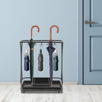 Umbrella Rack Stand,18-Slots Umbrella Holder with Removable Drip Tray, Umbrella Rack Organizer Free Standing Decor for Home Office Entryway