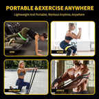 Resistance Bands for Working Out, Pull Up Bands for Men Women, Thick Heavy Resistance Band Set with Door Anchor, Elastic Exercise Bands for Body Stretching, Physical Therapy, Home Workouts