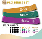 Fittest Pro by Limm Resistance Bands for Legs and Butt, Fabric Exercise Loop Bands Yoga, Pilates, Rehab, Fitness and Home Workout, Strength Bands for Booty