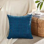 Fancy Homi 4 Packs Decorative Throw Pillow Covers for Living Room Couch Bed, Modern Farmhouse Boho Home Décor Accent Cushion Case, 20" x 20", Teal