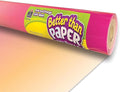 Teacher Created Resources Pink and Orange Color Wash Better Than Paper Bulletin Board Roll (TCR77905)
