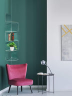5 Tier Corner Shelf Wall Mount Floating Acrylic Corner Shelves Easy to Assemble Corner Bookshelf, Plant Shelf Wall Organizer Storage for Bedroom, Bathroom, Kitchen, Office, Home, Living Room(Clear)