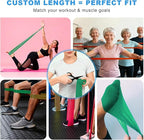 MORECOO Resistance Bands 25 Yard Roll, Level 1, 2, 3 Professional Latex Physical Therapy Band, Exercise Bands for Working Out, Pilates, Upper & Lower Body Exercises & Rehab