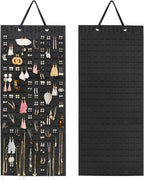 Extra Large Earring Organizer - Wall Mount Earring Holder for Up to 420 Pairs, Hanging Jewelry Organizer for Women & Girls
