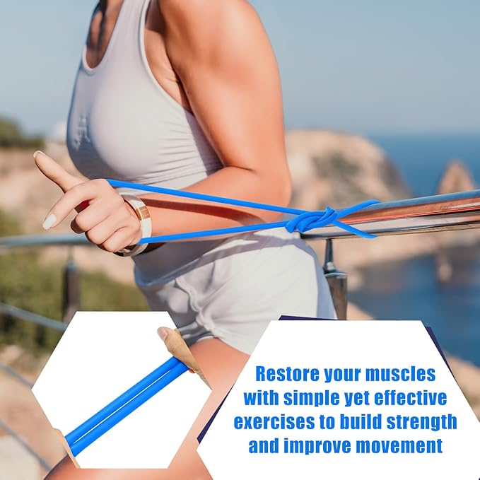 1 Roll Resistance Tubes Exercise Tubing 50ft Exercise Bands Tubing for Therapy, Lower Pilates, Home Workouts, Rehab Core