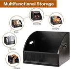 Vinyl Record Storage, Vinyl Record Album Holder, Modern Album Storage Record Case Box, Record Box Case Crate, Wooden LP Record Crate, Record Organizer for Home Decor and Collection Display