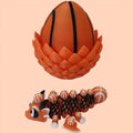 Enchanted 3D Egg with Miniature Inside - Handcrafted Printed Collectible | Fantasy Decor & Gift (Basketball Dragon & Egg (Box))