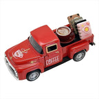 Coffee Bar Decor Vintage Mini Metal Pickup Truck Decor with Book Accessories for Coffee Station,Farmhouse Tiered Tray Table Decorations for Home Kitchen, Office, Cafe