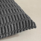 Fancy Homi 4 Packs Decorative Throw Pillow Covers for Living Room Couch Bed, Modern Farmhouse Boho Home Décor Accent Cushion Case, 24" x 12", Dark Gray