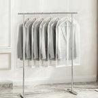12 Pack Garment Bags 60 * 100cm, 40in PEVA Translucent Garment Covers, Suit Storage Bags, Dress Organizer Bags Used To Protect Shirts, Winter Coats, Jackets（White Edge）