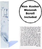 A&S Mezuzot A&S Modern Stone Mezuzah Case Design, Mezuza Cover for Scroll Protection, Easy Peel and Stick Houswarming Gift and Home Blessing