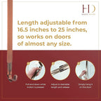 Haute Decor Adjustable Length Wreath Hanger - 20 Lb. Capacity