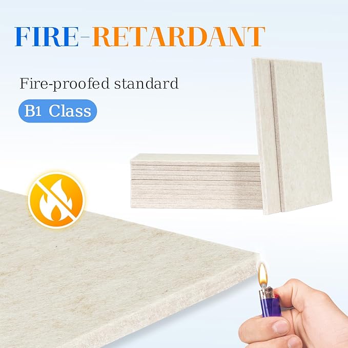 DOLLAR BOSS Large Cork Board for Wall 48" x 36" x 0.5" Bulletin Board 12 Packs Cork Board Tiles Self Adhesive Felt Wall Tiles with Pushpins, Corkboard for Office Pin Board Tack Board, Beige
