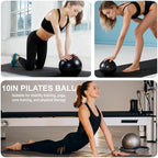 Pilates Equipment 15" Pilates Ring Plus, Pilates Kit for Home Workouts, Pilates Essentials Kit for Women with Pilates Ring and Ball Set, Booty Bands, Figure 8 Resistance Band, Yoga Band