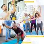 1 Roll Resistance Tubes Exercise Tubing 50ft Exercise Bands Tubing for Therapy, Lower Pilates, Home Workouts, Rehab Core