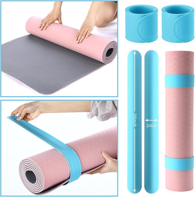 Yoga Bag Set for Women Including Yoga Mat Tote Bag, Booty Resistance Bands, Non Slip Sports Socks Silicone Ties for Pilates Travel Workout Office Home Gym
