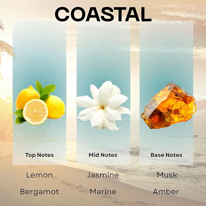 Scentia Hotel Diffuser Oil Inspired by 5-Star Hotel Scent - 500 ml 16.9 fl oz - Fragrance Oil Blend Jasmine, Bergamot Notes for Aromatherapy Diffusers and Humidifiers - Coastal, Thanksgiving Gift