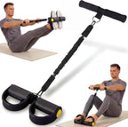 Upgraded Pedal Resistance Band with Handle - Fashion Puller Exercise Tool, Thickened Built-in Latex Tube Pedal Resistance Device & Soft Nitrile Rubber Anti-Slip Footrest for The Core/Arms