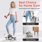 Under Desk Elliptical Machine for Seniors – Compact, Quiet & Portable Mini Leg Pedal Exerciser with Adjustable Speed and LED Display for Home and Office Workouts