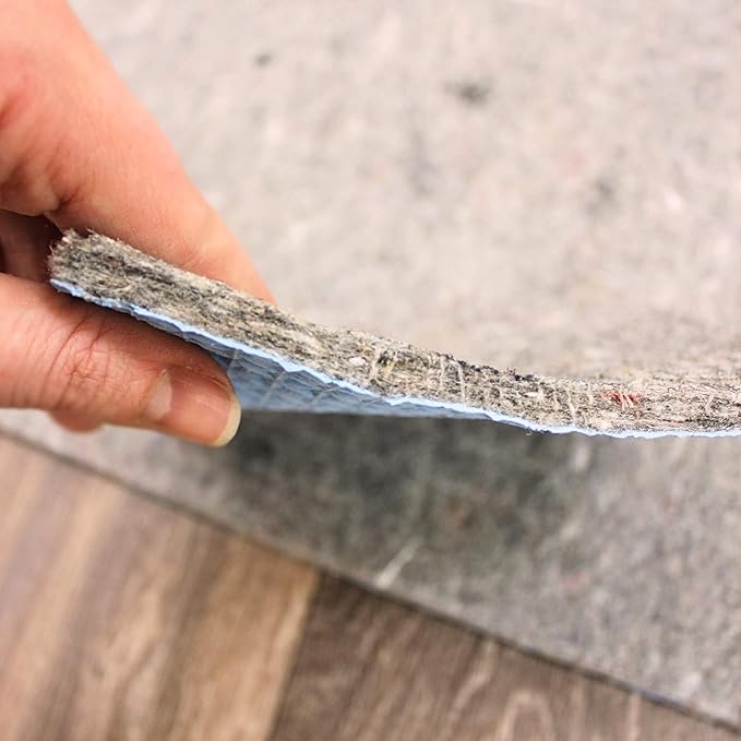 KOECKRITZ RugLock 3' x 12' Rug Pad – Non-Slip Felt & Rubber Dual Surface Rug Gripper, 0.345" Thick Cushion, Strong Grip Floor Protection, Safe for All Floors