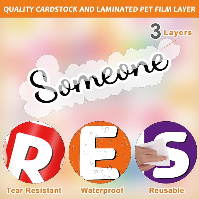 Classroom Bulletin Board Decoration Set Welcome Banner Wall Door Decor Color Heart Shaped Classroom Decorations for Kindergarten Preschool Elementary Middle School (Be The Reason Someone Smile Today)