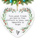 Friend Gifts for Women, Jocidea Christmas Ornaments for Friend Gift for Your Friend Thinking of You Gifts for Best Friend Friendship Gifts for Women Friends Bridesmaid Gifts - Friend Xmas Gifts