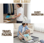 TAILI Vacuum Storage Bags with Rechargeable Cordless Pump, 8 Pack (3M+3L+2XL), Compression Packing Cubes for Luggage and Suitcase, Vacuum Seal Bags for Clothing, Cruise Ship and Travel Essentials