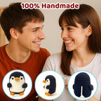 Crimmy Valentines Day Gifts for Him Her, Crochet Tiny Penguin Anniversary Birthday Gift for Boyfriend Girlfriend Wife Husband, I Love You Romantic Gifts for Women Men Couple