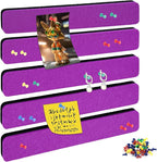 Bulletin Board Cork Board Cork Boards for Walls Cork Board for Office Pin Board Bulletin Boards for Walls (Purple)