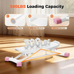 Balance Board for Full Body Workout, Wobble Board with LCD Monitor & Resistance Bands, 300 lbs Capacity Portable Rocker Board for Home Gym, Cardio, Core & Leg Training