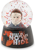 Halloween Michael Myers No Place to Hide Mini Snow Globe with Swirling Glitter Display | Horror Movie Collectible Keepsake | 3 Inches Tall