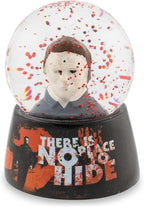 Halloween Michael Myers No Place to Hide Mini Snow Globe with Swirling Glitter Display | Horror Movie Collectible Keepsake | 3 Inches Tall