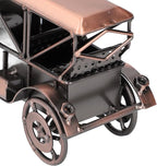 Alomejor Vintage car Figurine, Iron Retro Classic car Model Home Decor with Exquisite Craftsmanship, for Collector Enthusiasts and Lovers (Bronze)