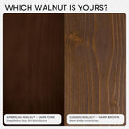 Homeforia 30inch Walnut Floating Shelves for Wall Mounted, High End Solid Real Wood 30 in Floating Shelf, Dark Brown Wooden 30 inch Long Floating Shelves, Heavy Duty Bracket, 30 X 6.5 X 1.75, Set of 3