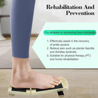 Balance Board for Ankle Strengthening & Physical Therapy - Adjustable Single Leg Board for Recovery from Sprains, Plantar Fasciitis | Stability Trainer with Video Guide and Carry Bag