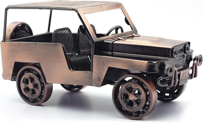 Classic Car Gifts for Men & Women, Handmade Metal Collectible Car for Adults, Vintage Vehicle Decor for Home, Office, Man Cave, Garage