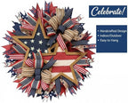 250th Anniversary Wreath for Front Door, USA 250th Anniversary Patriotic Wreath, Red White Blue America 250 Door Wreath, Handmade 250 Anniversary USA Wreath for Home Porch Wall Decor