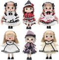 Cute Blind Box Kawaii Figures,Collectible BJD Doll with 1/12 Scale Removable Clothes，Surprise Gift Single Random Mystery Box-Myriad Lolita Series