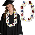 Leis for Graduation 2026, Artificial Flower Wreath with Cards Graduation Lays Gifts, Congrats Grad for High School
