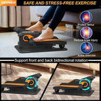 Under Desk Elliptical Machine, Electric Elliptical Exerciser for Senior, Quiet and Small Electric Seated Pedal Exerciser for Home with Remote Control and 12 Adjustable Speeds