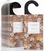 ROSE COTTAGE Large 12 Packs Vanilla Hanging Closet Air Freshener Scented Sachets Long Lasting Smell Goods