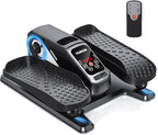 HOMGIM Under Desk Elliptical Machine - Quiet Motorized Leg Exerciser with Smart Remote, 12-Speed Manual Programs Auto/3 Auto Programs LCD Display & Bidirectional Motion for Home/Office