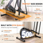 ANCHEER Elliptical Exercise Machine, Elliptical Trainer for Home Gym Exercise Equipment 500Lbs Max Weight Ultra-Silent Elliptical Machine, 14 & 8 Resistance Levels