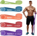 Pull Up Bands, Resistance Bands Set for Pull-Up Assistance, Exercise Bands with Door Anchor & Grip Pads for Men & Women Working Out, Physical Therapy, Muscle Training