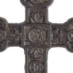 Retrome 8.5" H Cast Iron Wall Cross Home Decor, Green……