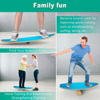 Balance Boards for Adults,Balance Trainer - Wooden Balance Board,Surface anti-slip treatment Including Roller,Half Ball And Balance Ball