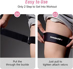 MANUEKLEAR Blood Flow Restriction Bands for Women Glutes Leg, Booty Bands for Women Butt Lift, BFR Occlusion Thigh Bands for Workout Squat Hip Building