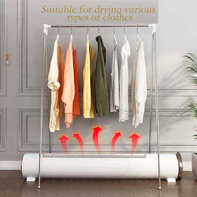 Travel Garment Rack, Stainless Steel Portable Clothes Rack Collapsible, Folding Clothes Rack for Indoor & Outdoor, Portable Clothes Airer for Travel