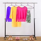 Utopia Home Plastic Hangers 50 Pack - Clothes Hanger with Hooks - Durable & Space Saving Coat Hanger - Heavy Duty Purple Hangers - Skirt Hangers
