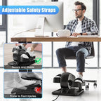 FUNMILY Under Desk Elliptical, Ultra-Quiet Elliptical Machine for Home, Upgraded Magnetic Control Leg Exerciser&12 Speeds Electric Elliptical for Seniors,100% Pre-Assembled Home Workout Equipment